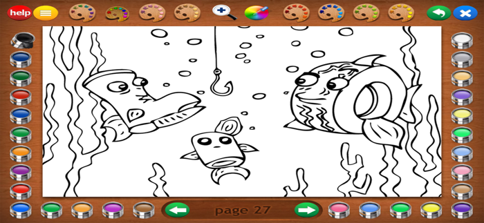 Silly Scenes Coloring Book