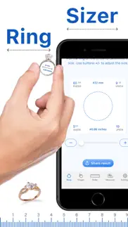 ring sizer - ring fing iphone screenshot 1