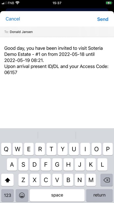 Soteria Tenant Screenshot
