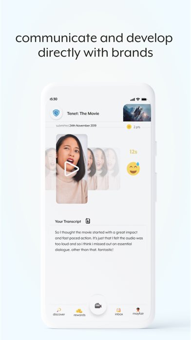 incu - simplify feedback Screenshot