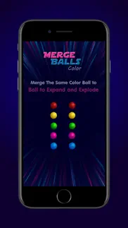 merge color balls iphone screenshot 2