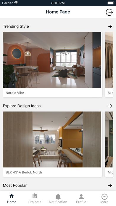 SG Interior app Screenshot