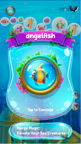 Merge Bubble Blast Whale Games screenshot