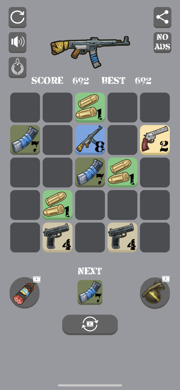 Gun and Bullet Merge Mr. Weapon