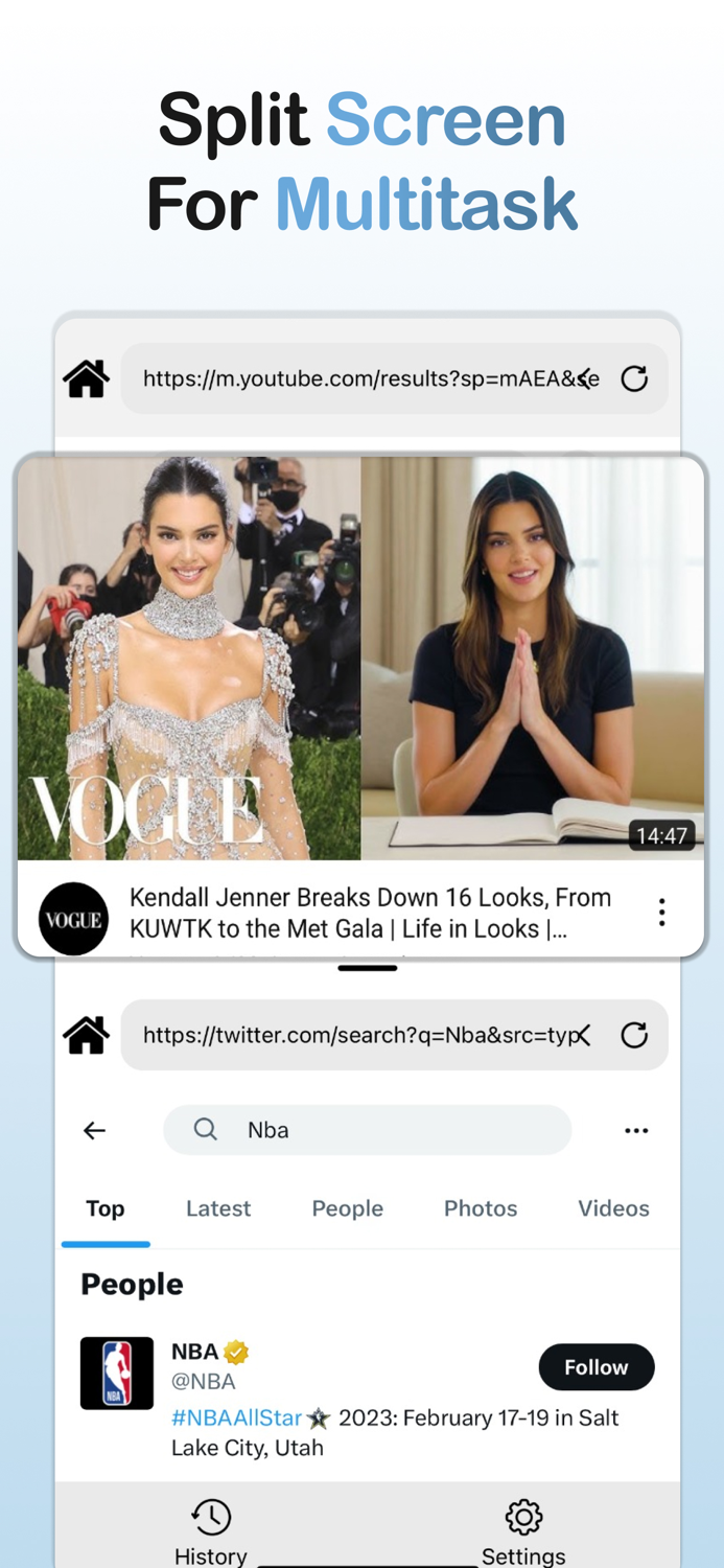 Split Screen Multitasking