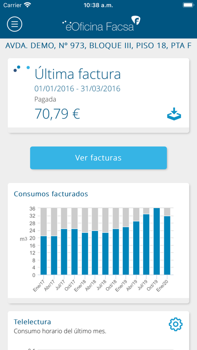 eOficina Facsa Screenshot
