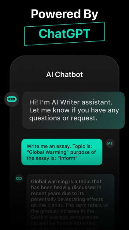 AI Chat : Paragraph Writer