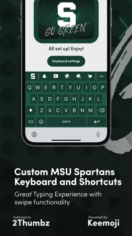 Game screenshot MSU Spartans Official Keyboard apk
