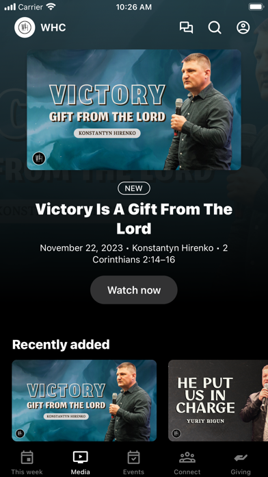 World Harvest Church Portland Screenshot