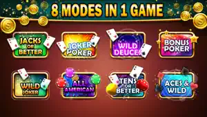 Video Poker Casino Pro Offline screenshot 1