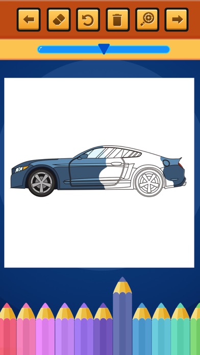 Cars Coloring Pages Pack Screenshot