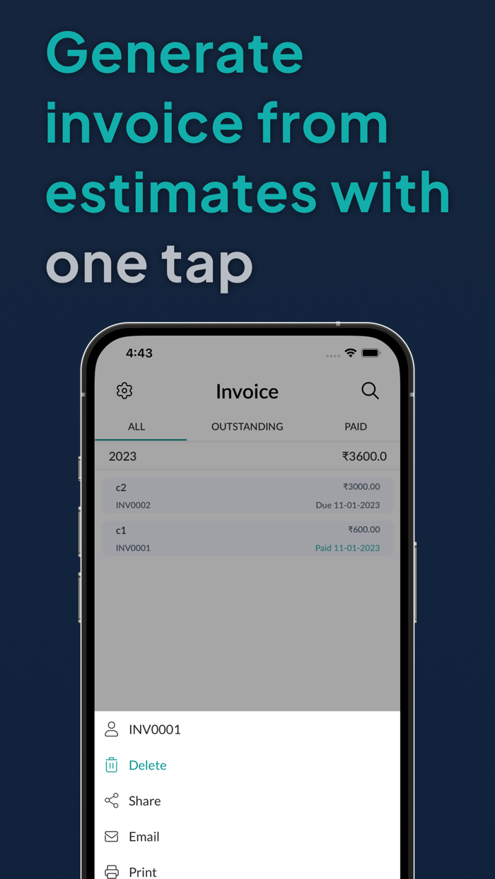 Easy Invoice and Estimate Makers