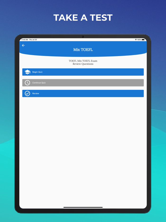 TOEFL Practice  TOEFL Test
