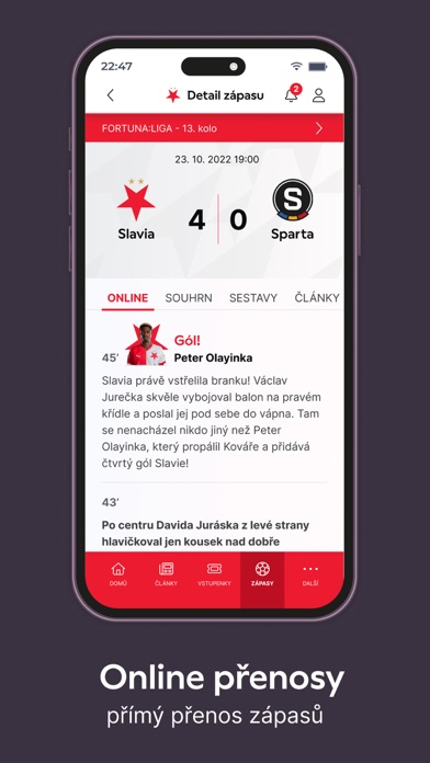 SK Slavia Praha Screenshot