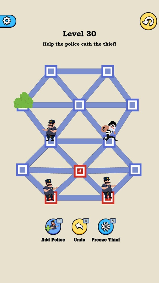 #4. Thief Puzzle: Cops and Robbers (iOS) By: Tuc Nguyen Van