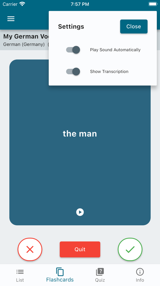 #8. Multi Lingo Vocab Master (iOS) Podle: Christina Bharara