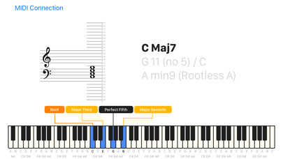Intervals and Chords Screenshot