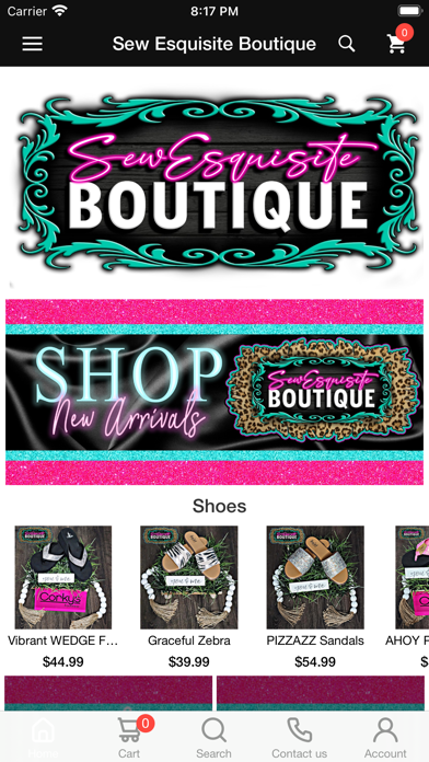 Sew Esquisite Boutique Screenshot