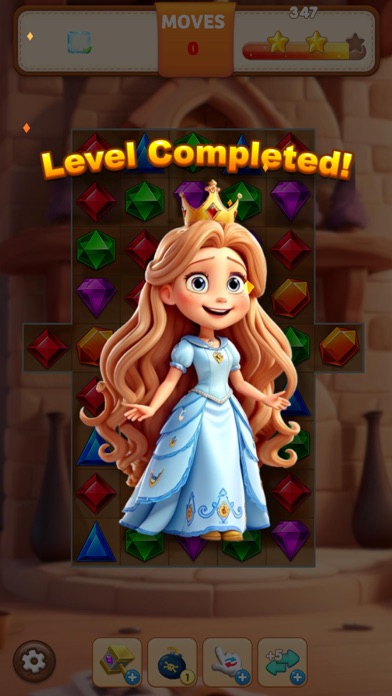 Kristin's Castle: Jewels Match Screenshot