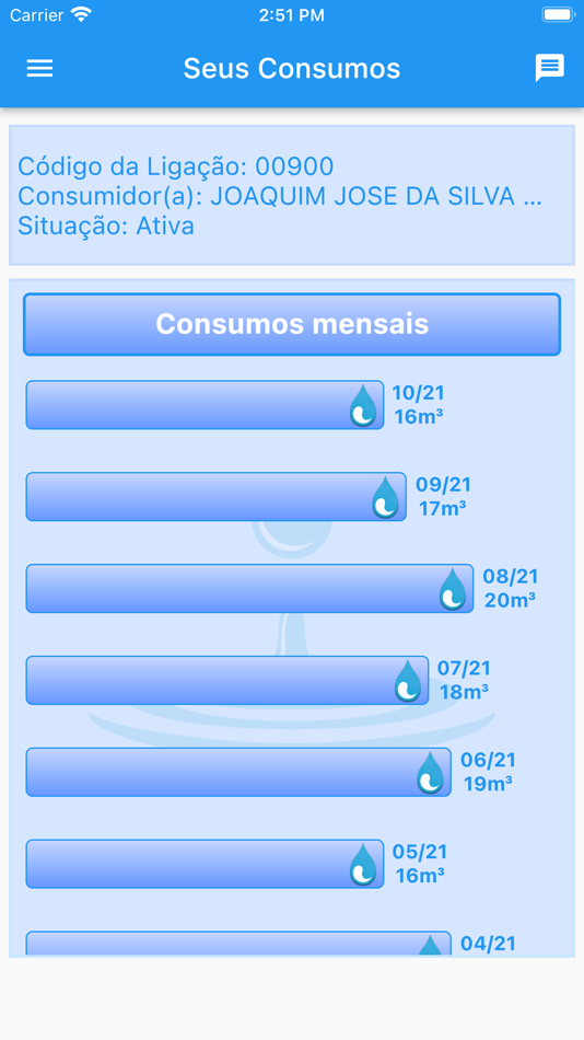 #6. Sua Água (iOS) 由: SANEGRAPH SERVICOS DE INFORMATICA SS LTDA