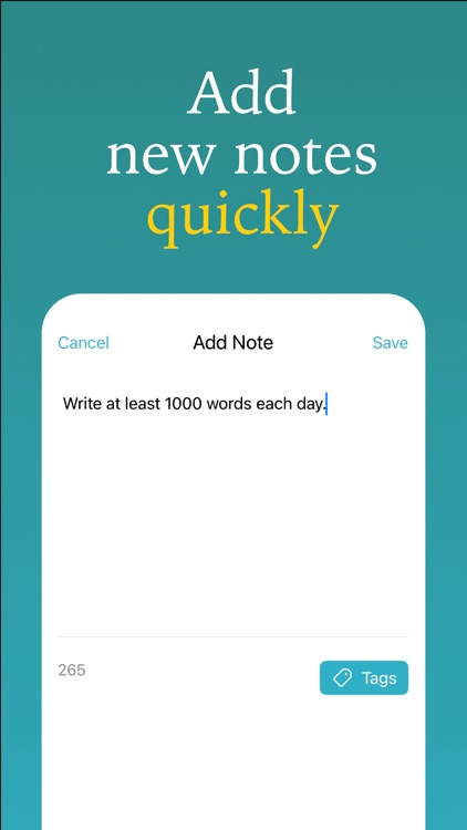 Snippets – Short Text Notes