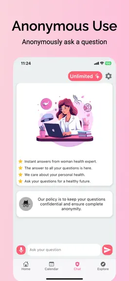 Game screenshot Mia Period & Cycles Tracker hack