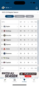 BCHL screenshot #4 for iPhone