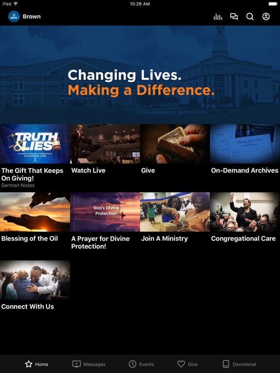 Screenshot #4 pour Brown Baptist Church