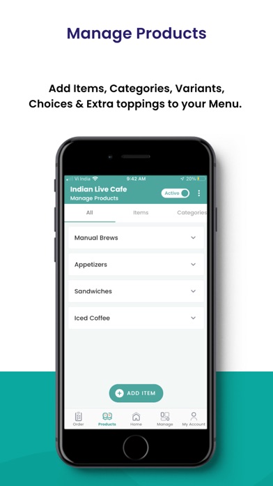 FoodChow Restaurant Management Screenshot