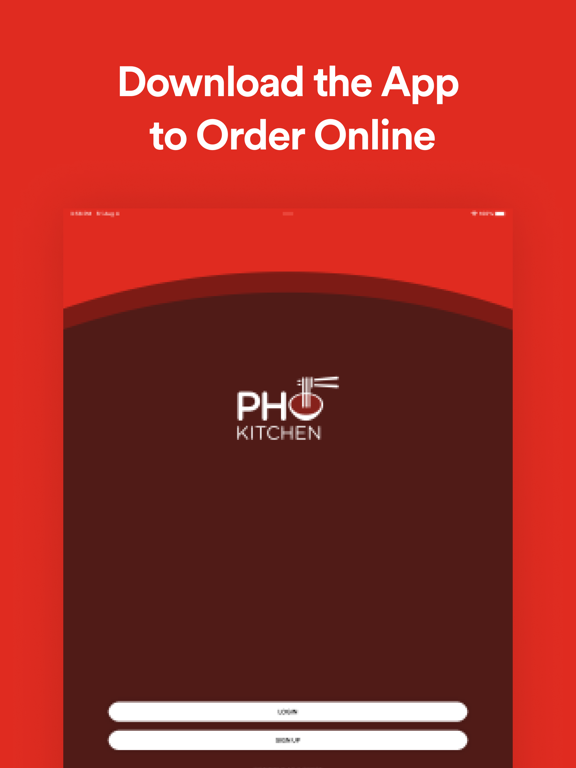PHO KITCHEN NOODLES INC iPad screenshot 1 - Food & Drink app