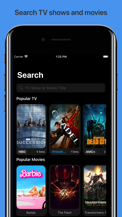 Vid Diva: TV & Movie Tracker Screenshot