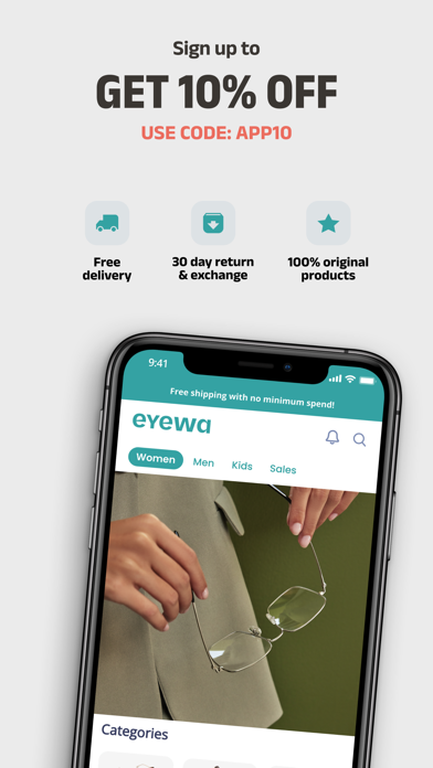 eyewa - Eyewear Shopping App Screenshot
