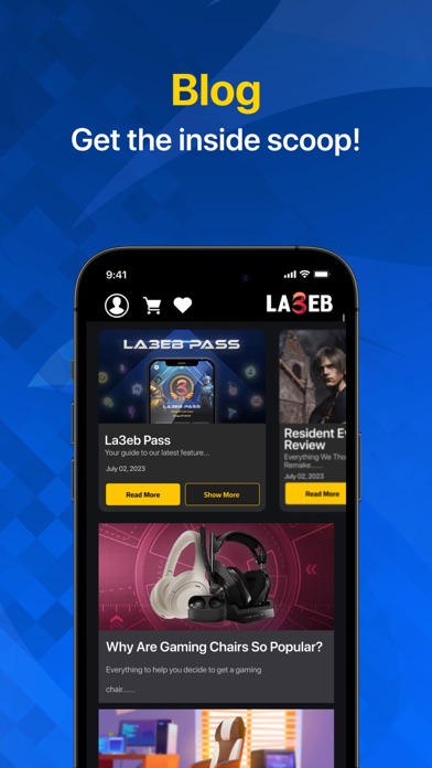 La3eb - لاعب Shop, Chat, Play Screenshot