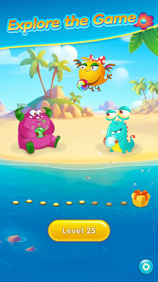 #1. Monsters Island Pop (iOS) 由: Yehuda Karasenty