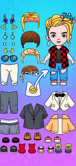 Game screenshot Paper Doll DIY Dress Up apk