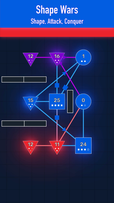 Shape Wars: Strategy Game Screenshot