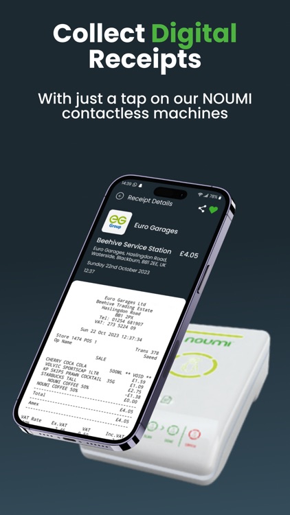 NOUMI - Digital Receipts