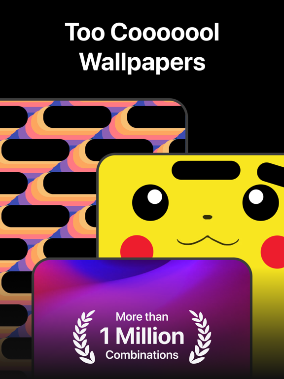 Wallpapers for Dynamic Island+ iPad screenshot 1 - Graphics & Design app