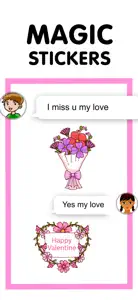 Bouquet Stickers Pack screenshot #1 for iPhone