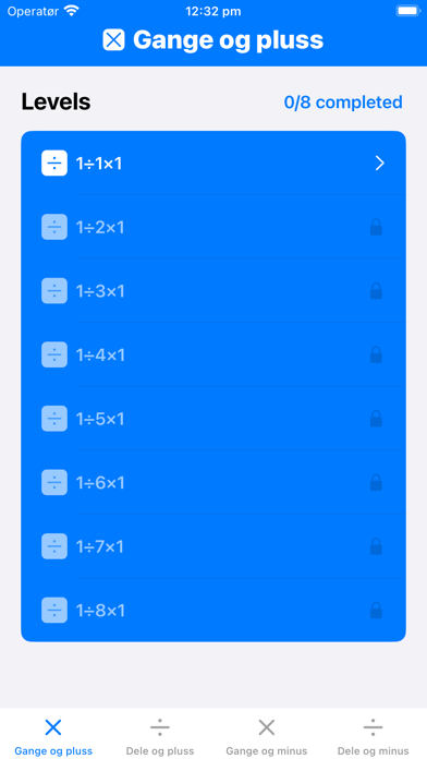 Regnerekkefølge Screenshot
