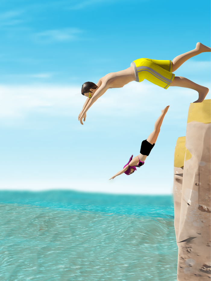 Flip Diving 3D Jumping games