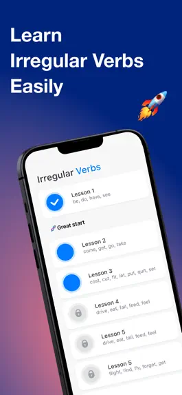 Game screenshot Irregular Verbs of English Pro mod apk