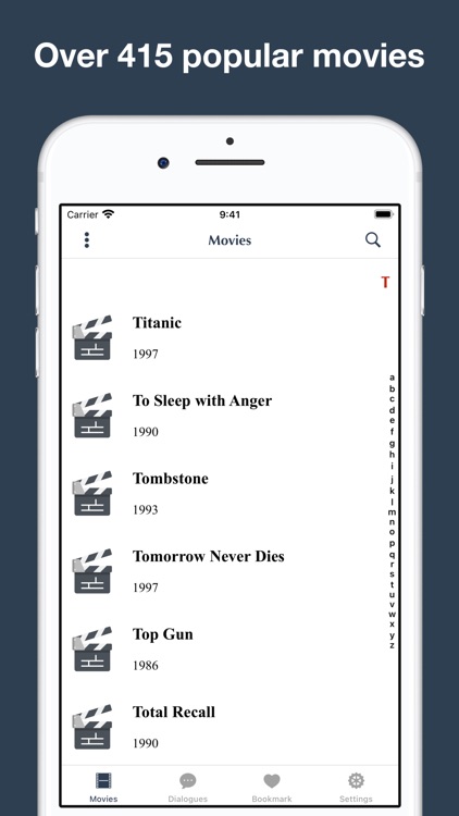 English dialogues in movies