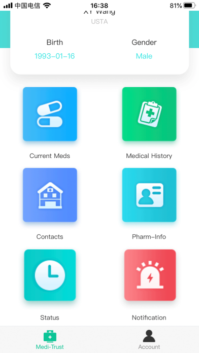 Medi-Trust Screenshot