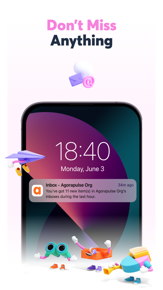 #7. Agorapulse Companion App (iOS) 由: AgoraPulse