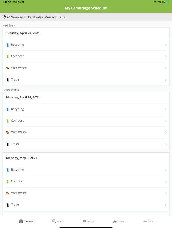 Zero Waste Cambridge iPad screenshot 3 - Reference app