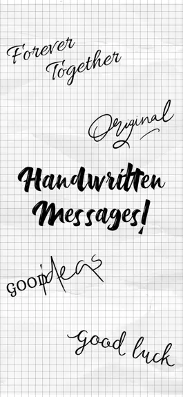 Game screenshot Handwritten Messages! mod apk