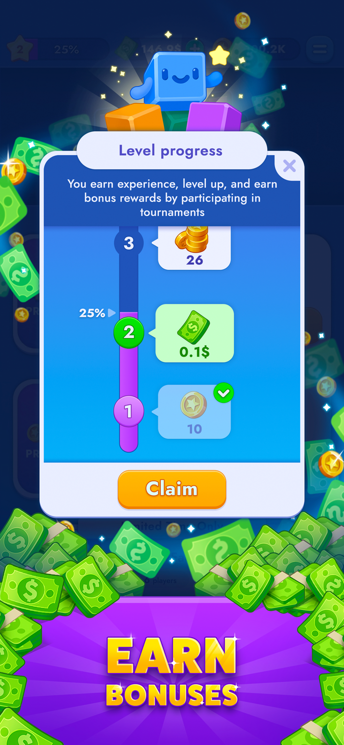 Merge Cube 2048 Win Real Cash