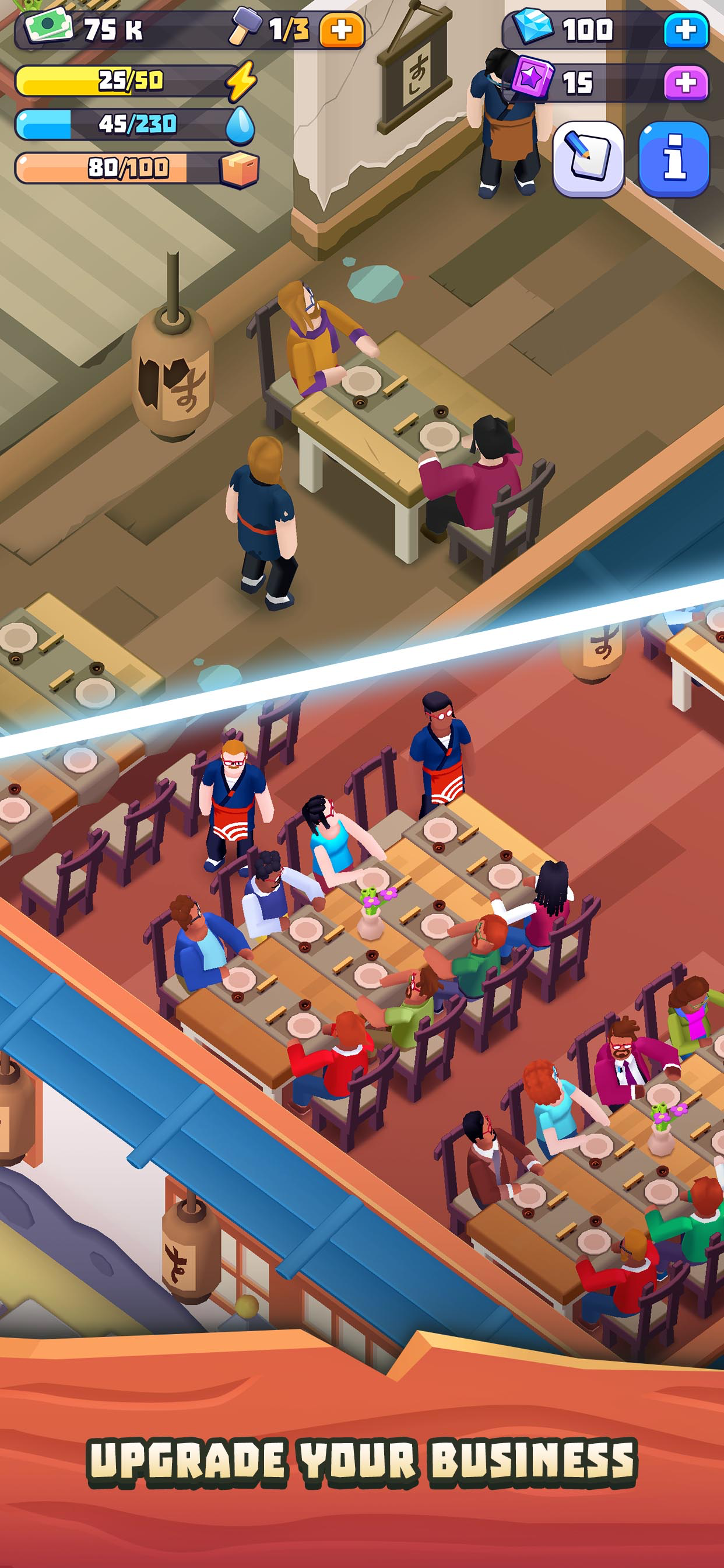 Sushi Empire Tycoon—Idle Game