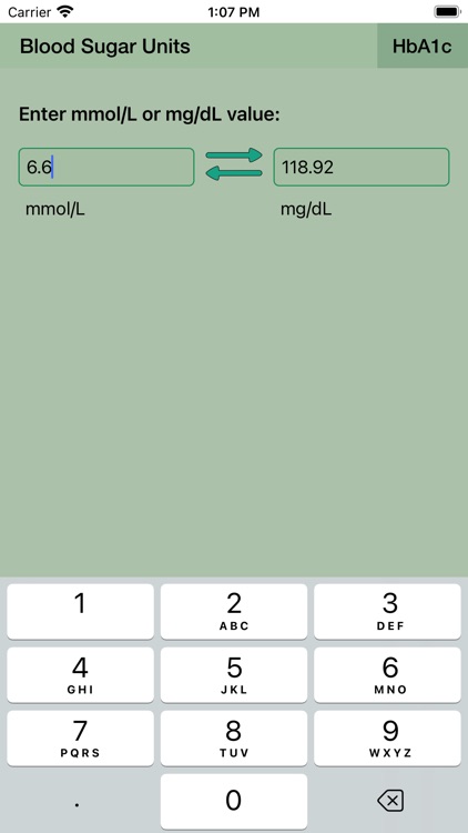 Blood Sugar Unit Converter